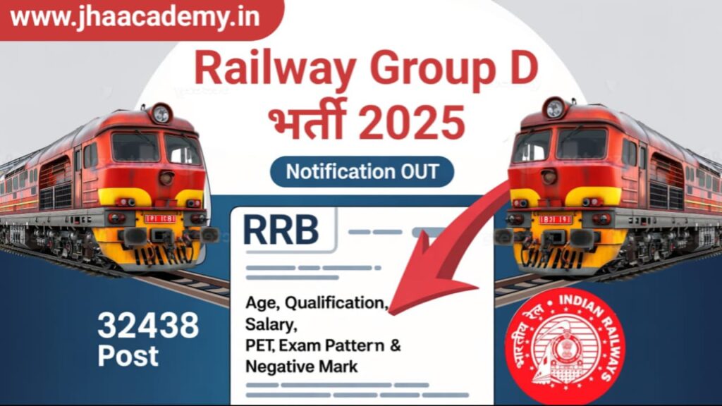 Railway Group D Vaccancy Apply Online 2025 – कुल 32438 पद